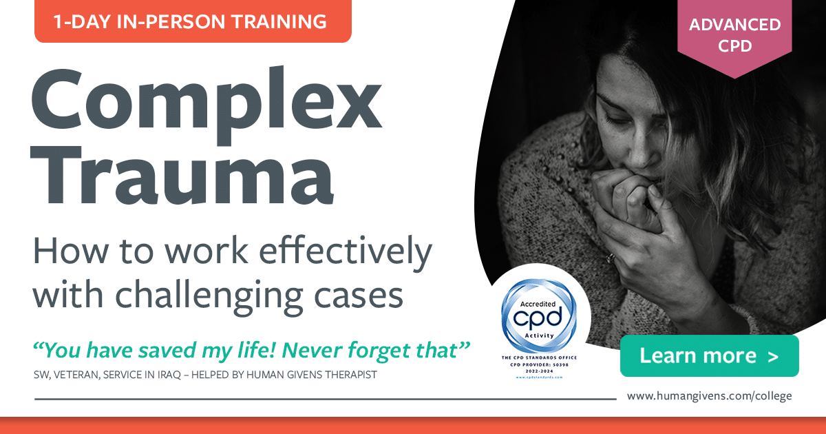 Complex Trauma Training | Advanced CPD in-person Workshop